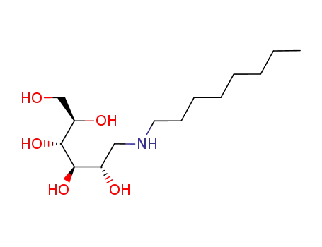 Molecular Structure of 23323-37-7 (N-Octyl-D-glucamine)