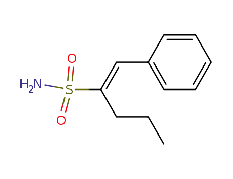 Molecular Structure of 405262-65-9 (1-Pentene-2-sulfonamide, 1-phenyl-, (1E)-)
