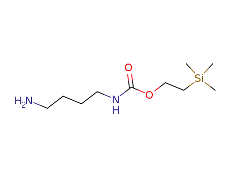 Molecular Structure of 682812-50-6 (Carbamic acid, (4-aminobutyl)-, 2-(trimethylsilyl)ethyl ester)