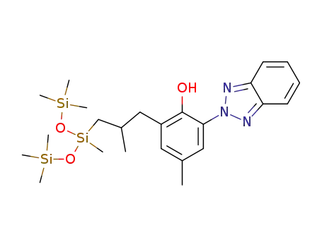 Phenol,2-(2H-benzotriazol-2-yl)-4-methyl-6-[2-methyl-3-[1,3,3,3-tetramethyl-1-[(trimethylsilyl)oxy]-1-disiloxanyl]propyl]-
