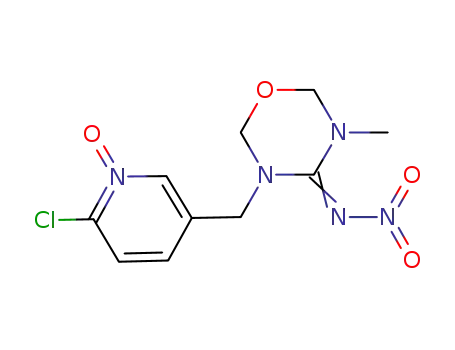 4H-1,3,5-Oxadiazin-4-imine,
3-[(6-chloro-1-oxido-3-pyridinyl)methyl]tetrahydro-5-methyl-N-nitro-