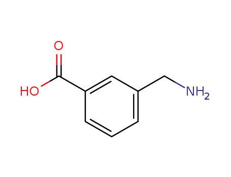 Molecular Structure of 2393-20-6 (3-Aminomethylbenzoic acid)