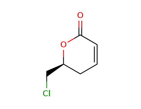 Molecular Structure of 135999-61-0 ((S)-6-CHLOROMETHYL-5,6-DIHYDRO-PYRAN-2-ONE)