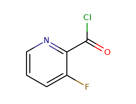 Molecular Structure of 929568-98-9 (2-Pyridinecarbonyl chloride, 3-fluoro-)
