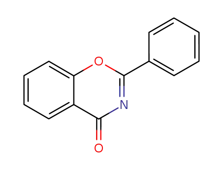 Molecular Structure of 3084-52-4 (4H-1,3-Benzoxazin-4-one, 2-phenyl-)
