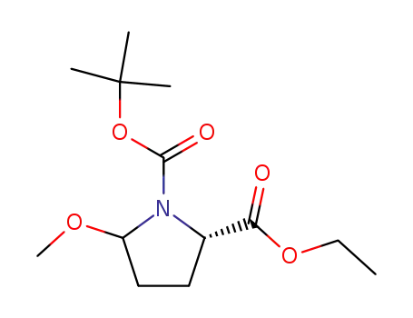 1,2-피롤리딘디카르복실산, 5-메톡시-, 1-(1,1-디메틸에틸) 2-에틸 에스테르, (2S)-
