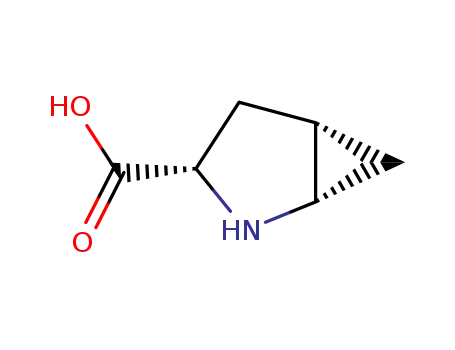 Molecular Structure of 214193-13-2 ((1S,3S,5S)-2-AZABICYCLO[3.1.0]HEXANE-3-CARBOXYLIC ACID)