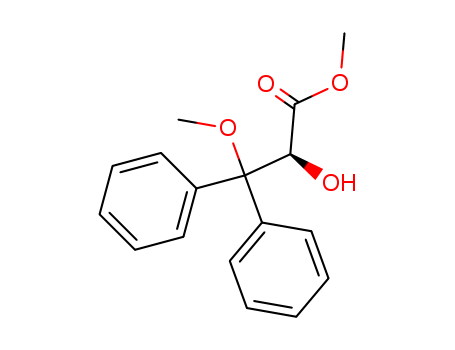 (S)-2-Hydroxy-3-methoxy-3,3-diphenylpropionic acid methyl ester