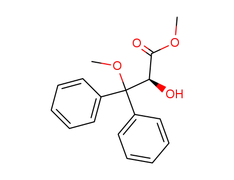 S-2-hydroxy-3-methoxy-3,3-diphenylpropanoic acid methyl ester