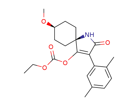 Carbonicacid,cis-3-(2,5-dimethylphenyl)-8-methoxy-2-oxo-1-azaspiro[4.5]dec-3-en-4-ylethylester