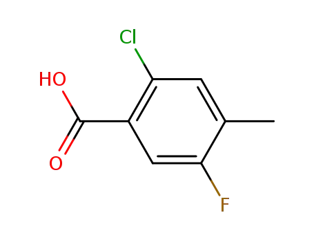 2-클로로-5-플루오로-4-메틸-벤조산