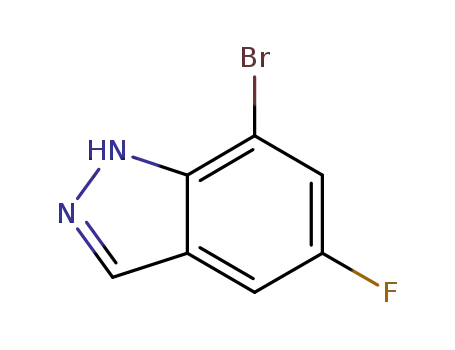 1H-Indazole, 7-bromo-5-fluoro-