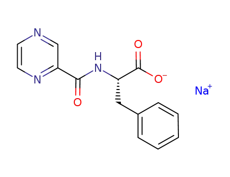 N-(2-Pyrazinylcarbonyl)-L-phenylalanine sodium salt