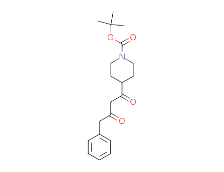 Molecular Structure of 301219-11-4 (4-(3-OXO-4-PHENYL-BUTYRYL)-PIPERIDINE-1-CARBOXYLIC ACID TERT-BUTYL ESTER)