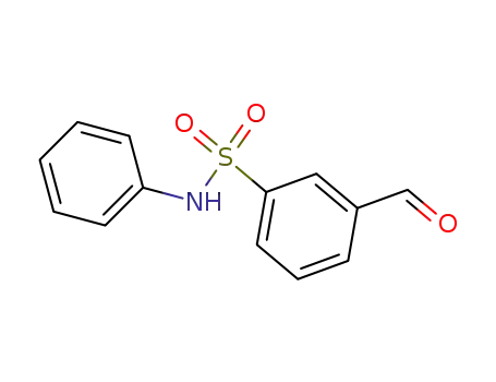 Molecular Structure of 405058-55-1 (Benzenesulfonamide, 3-formyl-N-phenyl-)