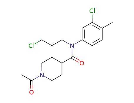 4-Piperidinecarboxamide,
1-acetyl-N-(3-chloro-4-methylphenyl)-N-(3-chloropropyl)-