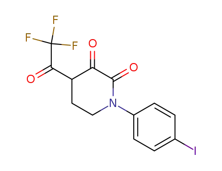 2,3-Piperidinedione, 1-(4-iodophenyl)-4-(trifluoroacetyl)-