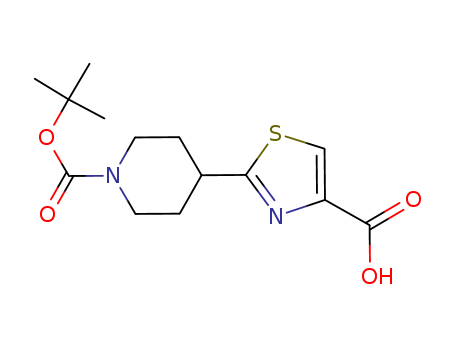 2-(1-(tert-butoxycarbonyl)piperidin-4-yl)thiazole-4-carboxylic acid