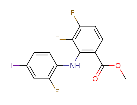 Benzoic acid, 3,4-difluoro-2-[(2-fluoro-4-iodophenyl)amino]-, methyl
ester