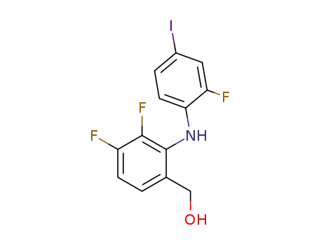 Benzenemethanol, 3,4-difluoro-2-[(2-fluoro-4-iodophenyl)amino]-