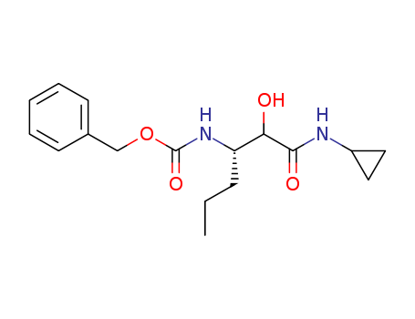 Benzyl(3S)-1-(cyclopropylaMino)-2-hydroxy-1-oxohexan-3-ylcarbaMate