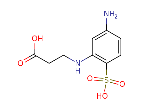 2-beta-Carboxyethylamino-4-aminobenzenesulfonicacid