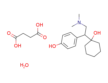 4-(2-(Dimethylamino)-1-(1-hydroxycyclohexyl)ethyl)phenol 
succinate hydrate