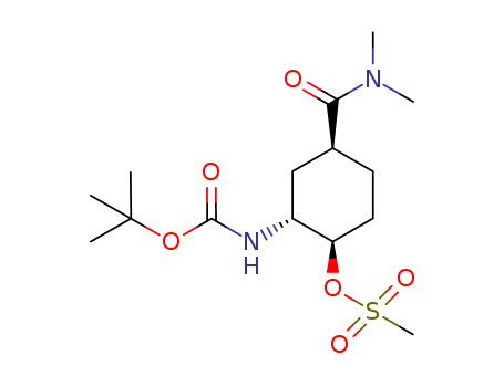 (1R,2R,4S)-2-[(tert-butoxycarbonyl)aMino]-4-[(diMethylaMino)carbonyl]cyclohexyl Methanesulfonate