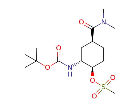 (1R,2R,4S)-2-[(tert-butoxycarbonyl)aMino]-4-[(diMethylaMino)carbonyl]cyclohexyl Methanesulfonate