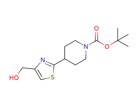 864068-79-1  1-Piperidinecarboxylicacid, 4-[4-(hydroxymethyl)-2-thiazolyl]-, 1,1-dimethylethyl ester  Shanghai Sunway Pharmaceutical Technology Co.,Ltd.