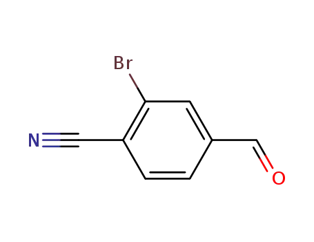 Molecular Structure of 89891-70-3 (3-Bromo-4-cyanobenzaldehyde)
