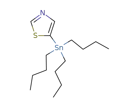 Molecular Structure of 157025-33-7 (5-(Tributylstannyl)thiazole)
