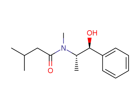 Molecular Structure of 192060-34-7 (Butanamide,
N-[(1S,2S)-2-hydroxy-1-methyl-2-phenylethyl]-N,3-dimethyl-)