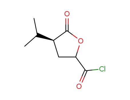 D-glycero-Pentonic acid, 5-chloro-2,3,5-trideoxy-2-(1-methylethyl)-5-oxo-, gamma-lactone, (4Xi)- (9CI)