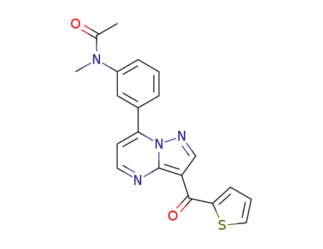 Acetamide,N-methyl-N-[3-[3-(2-thienylcarbonyl)pyrazolo[1,5-a]pyrimidin-7-yl]phenyl]-