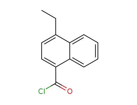 Molecular Structure of 824430-39-9 (1-Naphthalenecarbonyl chloride, 4-ethyl-)