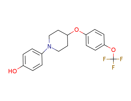 4-(4-[4-(Trifluoromethoxy)phenoxy]piperidino)benzenol