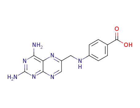 Benzoic acid, 4-[[(2,4-diamino-6-pteridinyl)methyl]amino]-