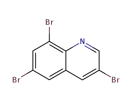 Molecular Structure of 90415-21-7 (Quinoline, 3,6,8-tribromo-)