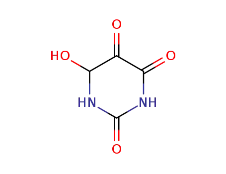 Molecular Structure of 19186-12-0 (2,4,5(3H)-Pyrimidinetrione, dihydro-6-hydroxy- (9CI))