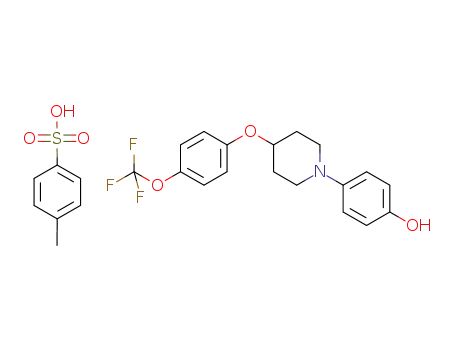 Phenol, 4-[4-[4-(trifluoroMethoxy)phenoxy]-1-piperidinyl]-, 4-Methylbenzenesulfonate (salt)