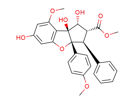 Molecular Structure of 960365-65-5 (Silvestrol aglycone)