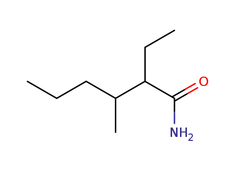 Molecular Structure of 74581-93-4 (2-ethyl-3-methyl-hexanamide)