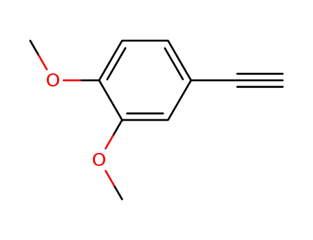 Molecular Structure of 4302-52-7 (3',4'-DIMETHOXYPHENYL ACETYLENE)