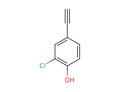 Phenol,  2-chloro-4-ethynyl-