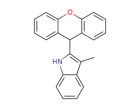 1H-Indole, 3-methyl-2-(9H-xanthen-9-yl)-
