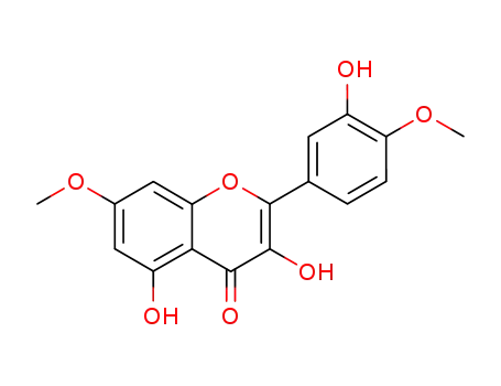 4H-1-Benzopyran-4-one,3,5-dihydroxy-2-(3-hydroxy-4-methoxyphenyl)-7-methoxy-