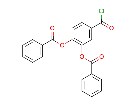 Benzoyl chloride, 3,4-bis(benzoyloxy)-