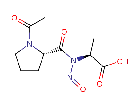 L-Alanine, N-(1-acetyl-L-prolyl)-N-nitroso-