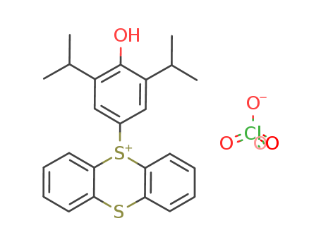 Thianthrenium, 5-[4-hydroxy-3,5-bis(1-methylethyl)phenyl]-, perchlorate(salt)